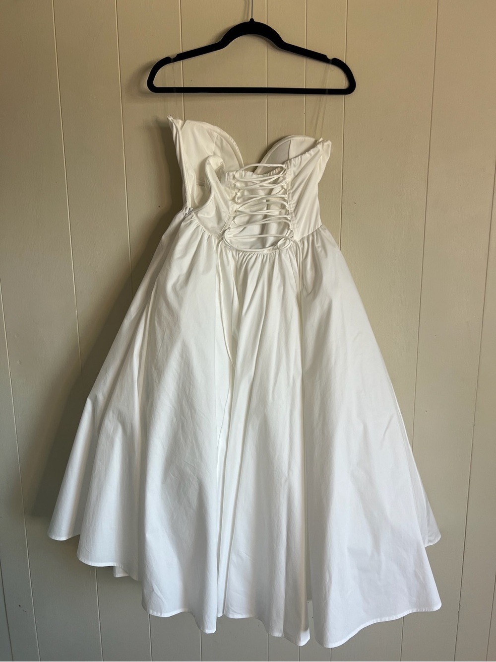 BABYBOO PRIM MIDI DRESS - IVORY - Picture 12 of 13